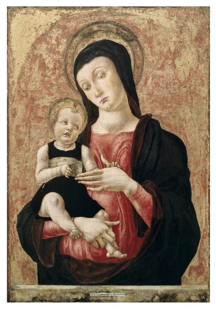 "Madonna and Child" Digital Paper Print by Bartolomeo Vivarini, 32"x46"