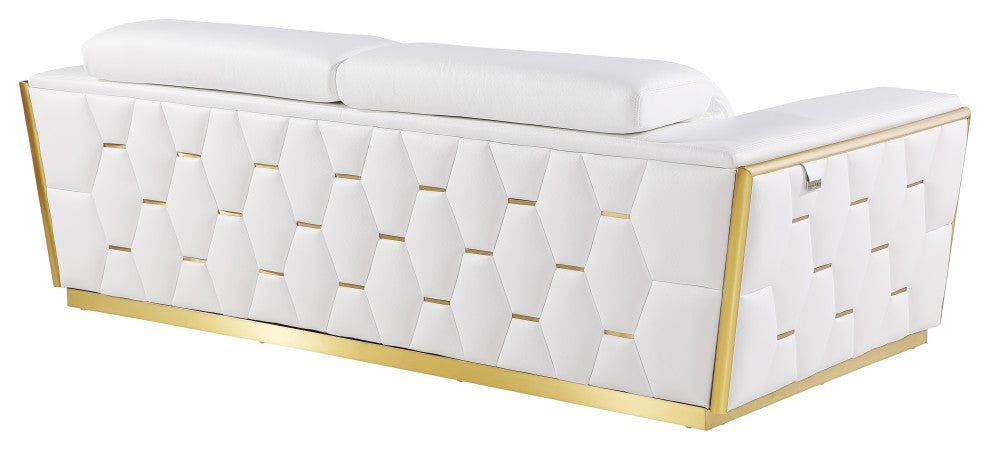 Enzo Top Grain Italian Leather  Sofa