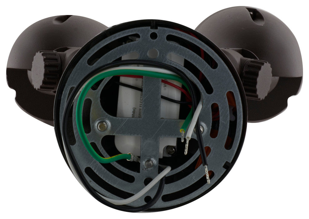LED Security Light - Dual Head - Bronze Finish - 3000K