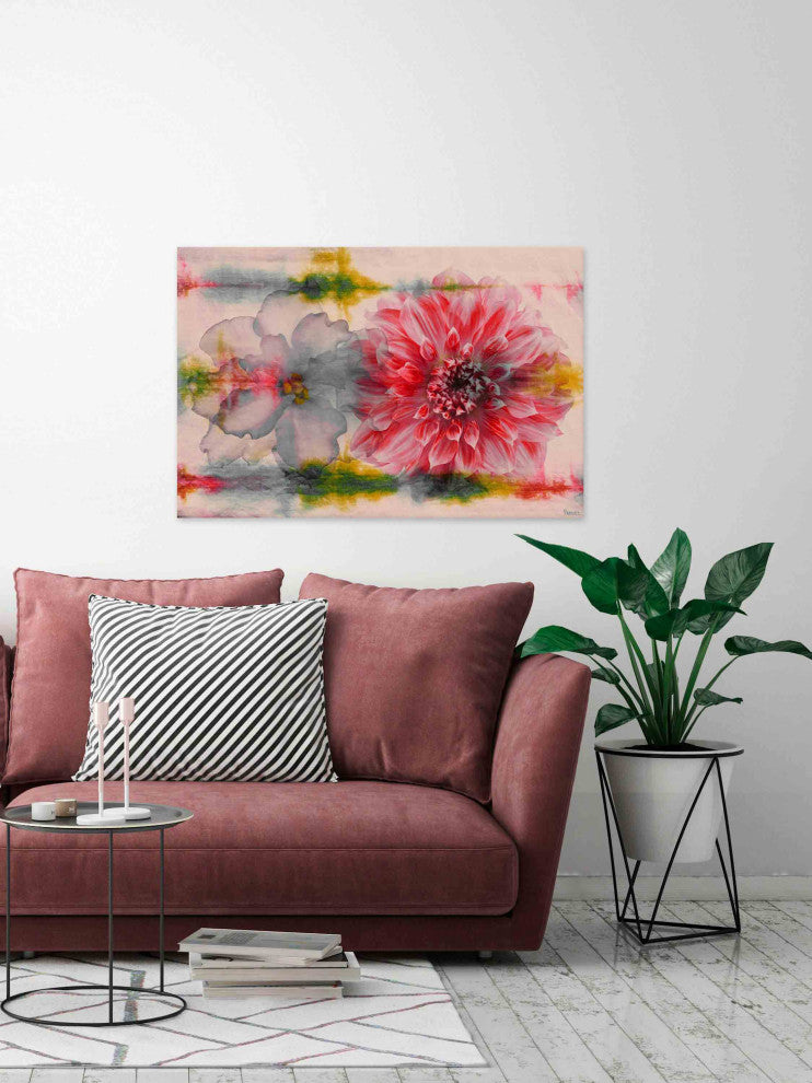 "Vibrant Pair" Fine Art Canvas Print, 18"x12"