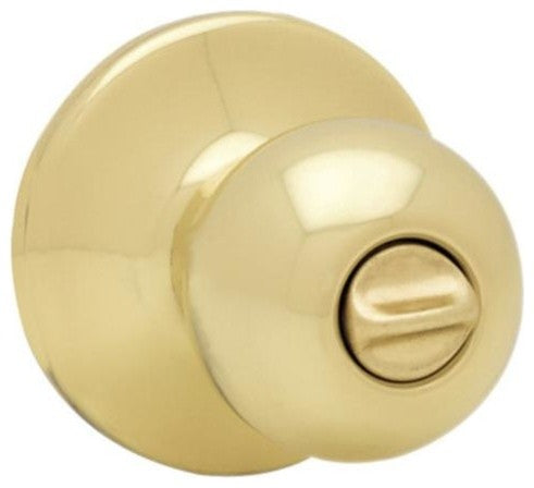 Kwikset Polo Privacy Lock, Polished Brass