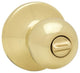 Kwikset Polo Privacy Lock, Polished Brass