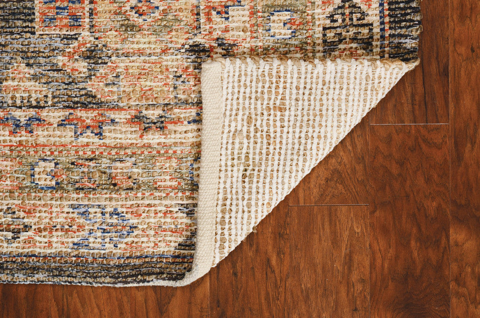 KAS Morris 2220 Charcoal Mediterra Area Rug, 7'6"x9'6"
