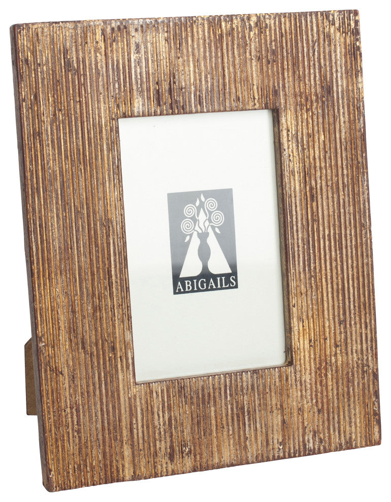 Provence Ridged Gold Patina Frame