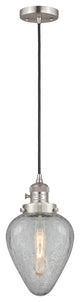 INNOVATIONS 201CSW-SN-G165-LED 1-Light Mini Pendant Brushed Satin Nickel