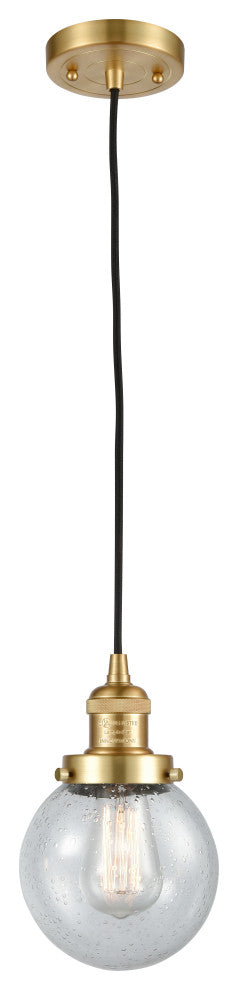 Beacon Mini Pendant, Satin Gold, Seedy
