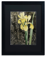 Color Bakery 'Ode to Yellow Flowers', Black Frame, Black Mat, 16x20