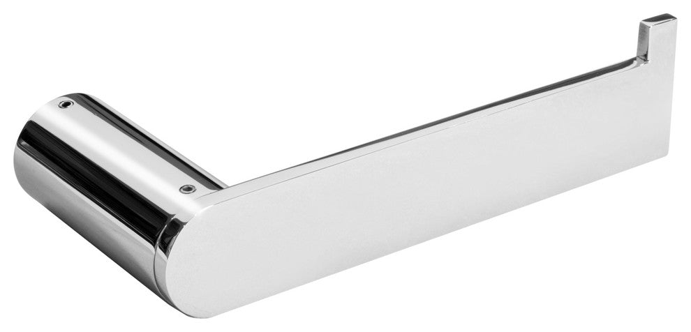 Celeste Sapphire Wall Toilet Paper Roll Holder Polished Chrome Stainless Steel