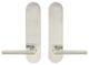 Frankfurt Lever, Tubular Privacy, Satin Stainless Steel, 2-3/8" Backset