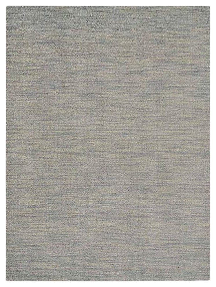 HAND TUFTED SHAG POLYESTER ECO-FRIENDLY AREA RUGS-Light Green Color,Solid Design