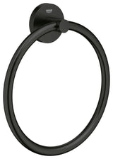 Grohe 40 365 1 Essentials 7-1/16" Wall Mounted Towel Ring - Matte Black
