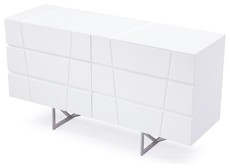 Modrest Chrysler Modern White Dresser