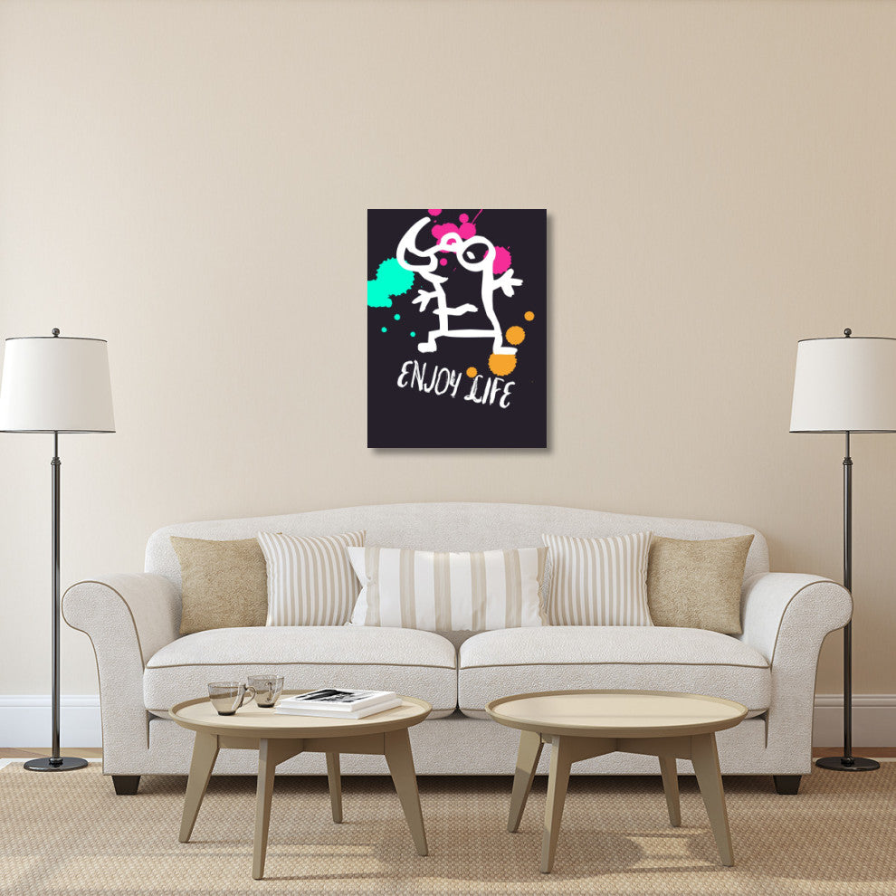 "Enjoy Life Poster 2" Fine Art Print