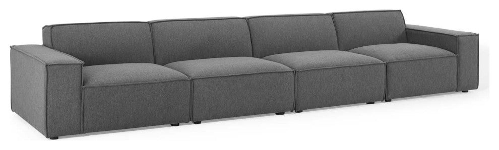 Restore 4-Piece Sectional Sofa Charcoal