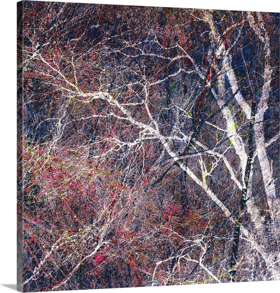"Tracery I" Wrapped Canvas Art Print, 35"x35"x1.5"