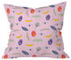 Hello Sayang Wow Pink Throw Pillow