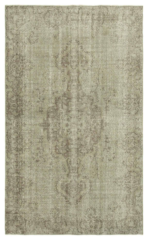 Rug N Carpet - Handwoven Turkish 5' 7" x 9' 2" Contemporary Overdyed Area Rug
