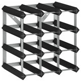 vidaXL Countertop Wine Rack Bottle Holder for 12 Bottles Wine Storage Solid Wood