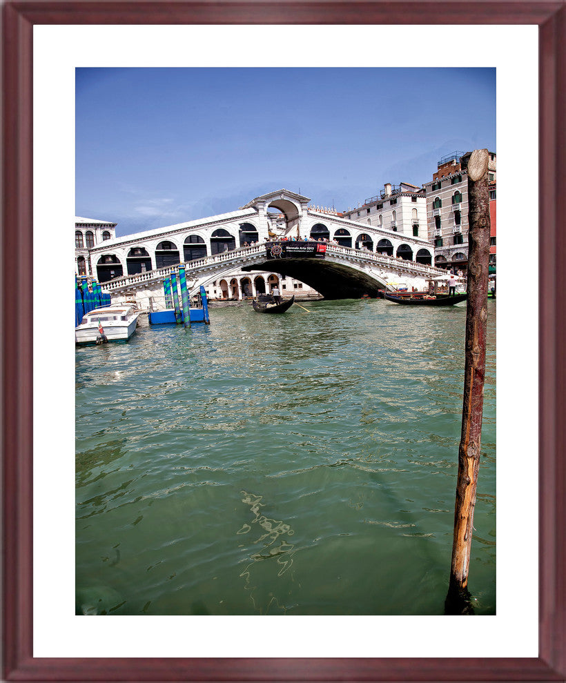 Artwork, Ponte Rialto, Venezia The Venice Collection, Framed