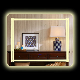 CHLOE Lighting LUMINOSITY Rectangular TouchScreen LED Mirror
