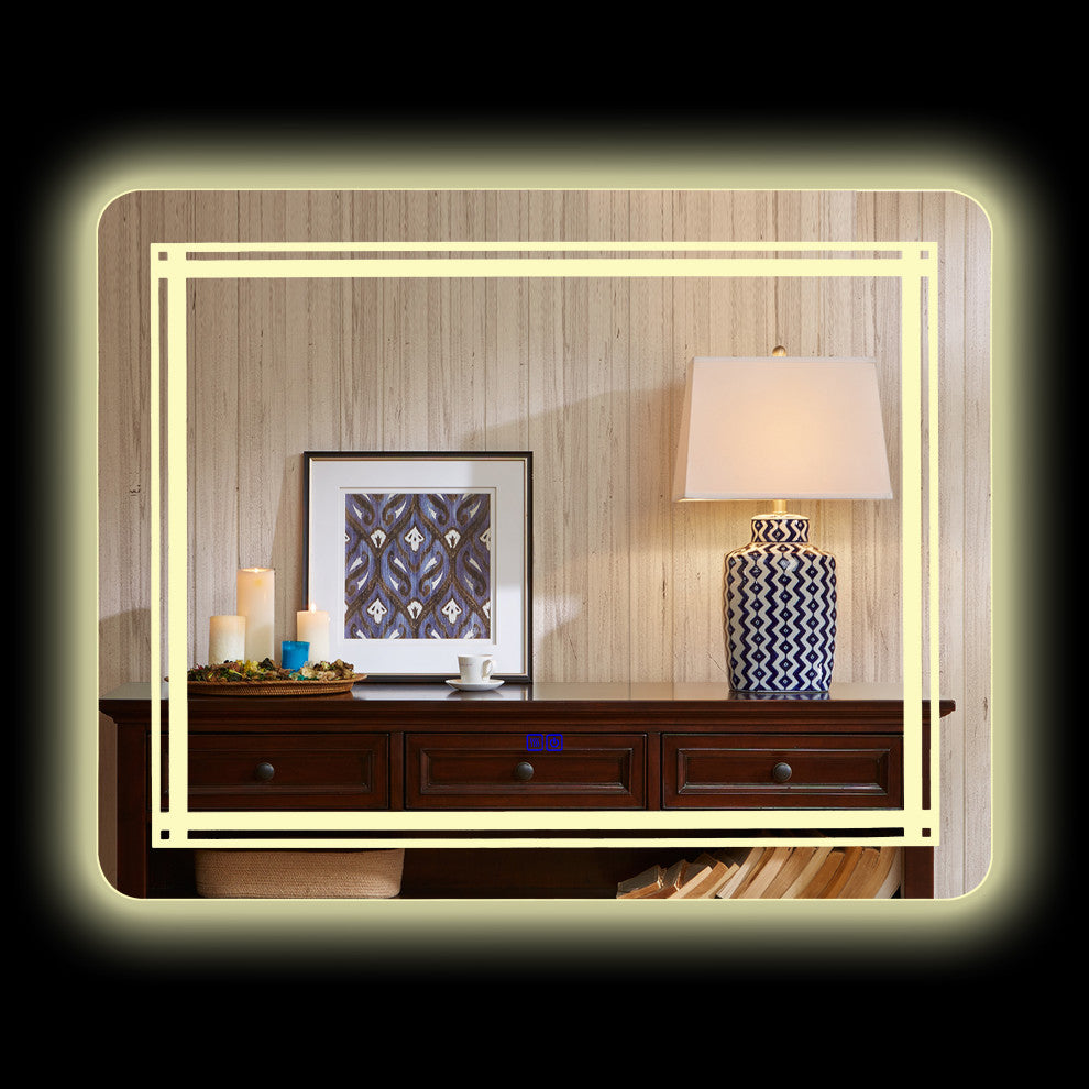 CHLOE Lighting LUMINOSITY Rectangular TouchScreen LED Mirror