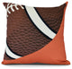 TD, Geometric Print Outdoor Pillow, Orange, 16" x 16"