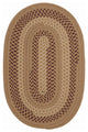 Colonial Mills Deerfield DF91 Taupe Traditional Area Rug, Oval 2'x6'