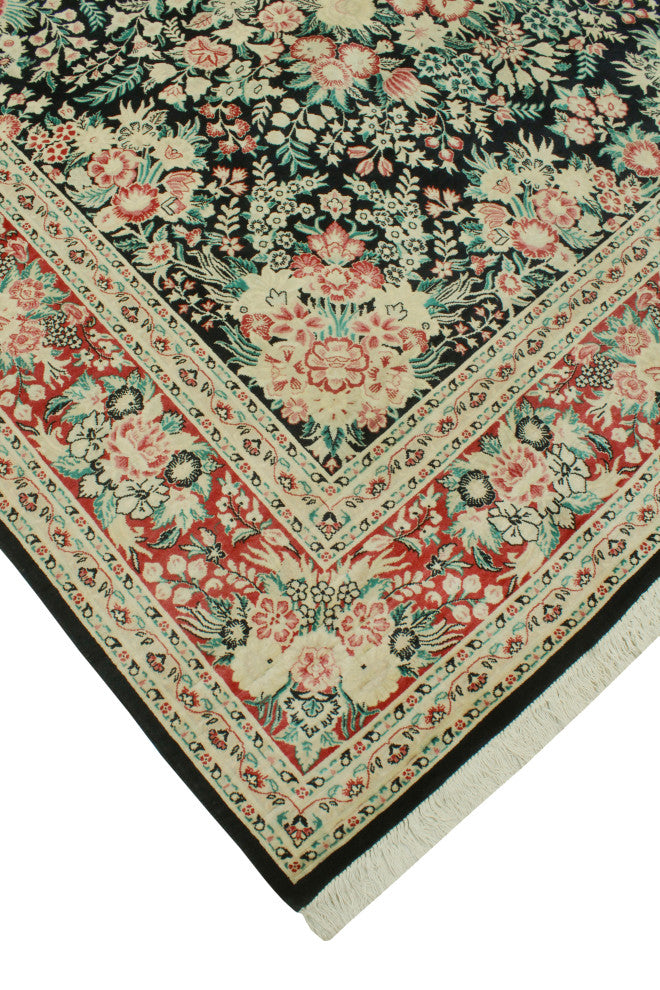 Pak-Persian Courtena Black/Red Rug, 8'0x10'1