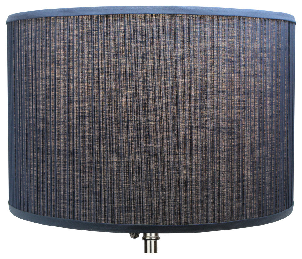 Fenchel Shades, 18"x18"x12" Spider Attachment Drum Lamp Shade, Pleated Mushroom