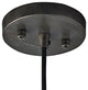 Rocklyn 8"W 1-Light Mini Pendant Light Fixture by Kichler Raw Steel Finish with