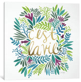 "C'est La Vie Multi Artprint" by Cat Coquillette, 12x12x1.5