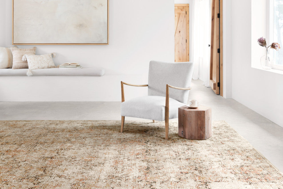Theia Area Rug by Loloi, Taupe/Gold, 2'x3'7"