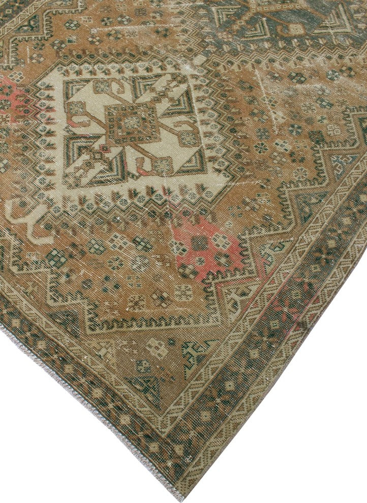 Vintage Sherazi Dyla Beige Rug 5'6"x9'11"