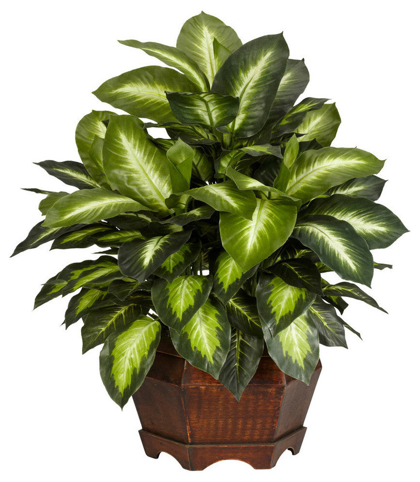 Golden Dieffenbachia Silk Plant