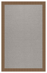 Zoe Platinum Sisal Tufted Area Rug, Cafe, 8'x10'