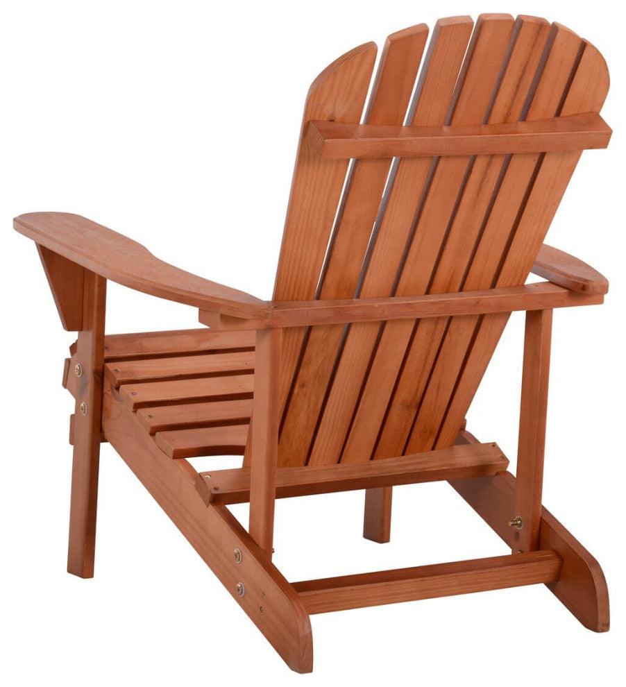 Earth Collection Adirondack Chair With phone and cup holder, Walnut, Two Adirond