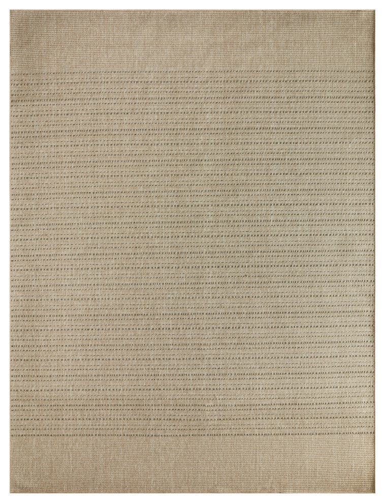 Nourison Tulum 10' x 14' Taupe Outdoor Rug