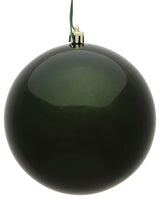 Vickerman 4" Moss Green Candy Ball UV 6-Pack, N591064Dcv