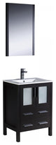 Fresca Torino 24" Espresso Modern Bathroom Vanity With Integrated Sink