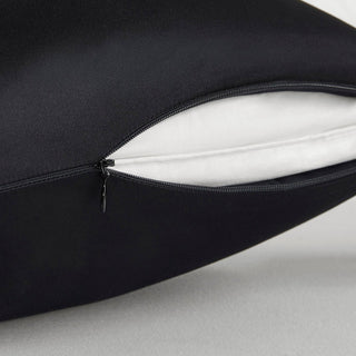 Madison Park Silk 100% Mulberry Silk Pillowcase, Black