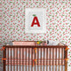 Cherries Bunch Peel and Stick Vinyl Wallpaper , 24"w X 60"h