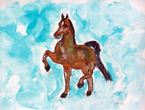 Dancing Horse Door Mat 18x26