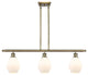Innovations 516-3I-AB-G651-6-LED 3-Light Island Light, Antique Brass