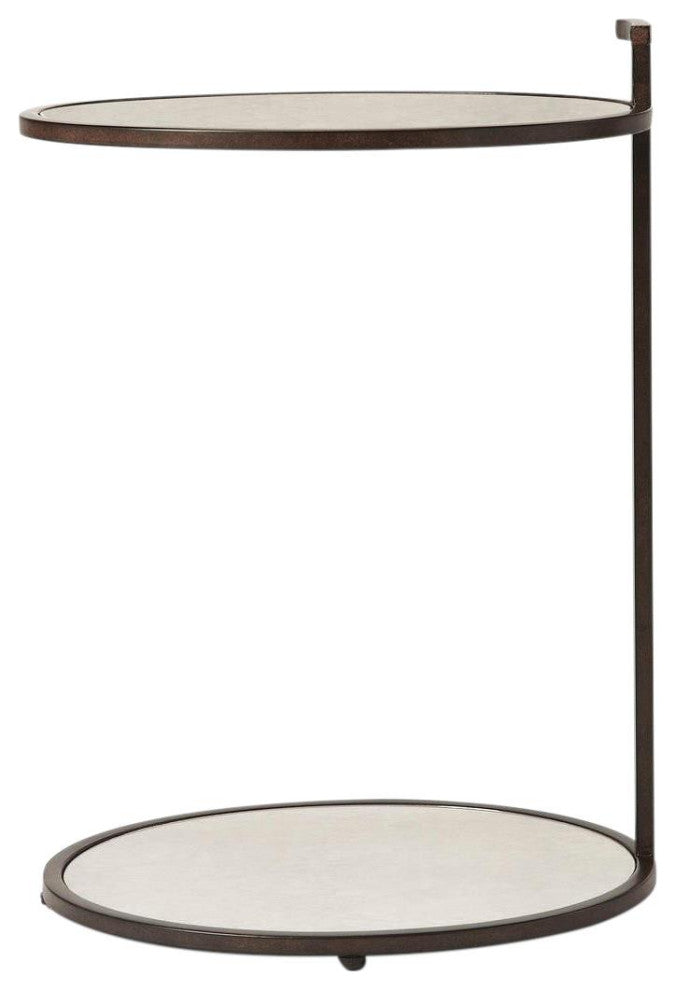 Contemporary Gold Ciro Side Table