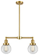 Beacon Island Light, Satin Gold, Clear
