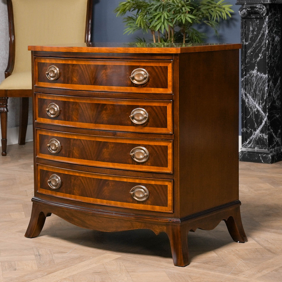 Banded Mahogany Chest of Drawers