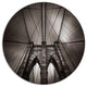 Brooklyn Bridge In Nyc Usa, Cityscape Wall Round Wall Art, 11"