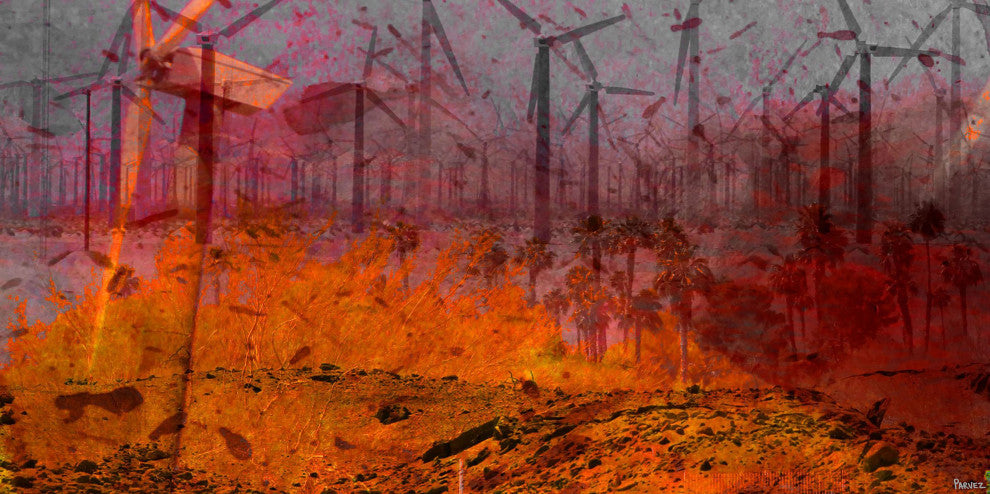"Coachella Valley" Print on Canvas, 60"x30"