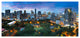Bangkok City Skyline, Large Cityscape Canvas Art Print, 60"x28"