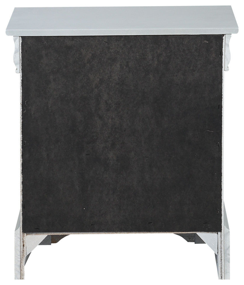 Louis Philippe Nightstand, Platinum